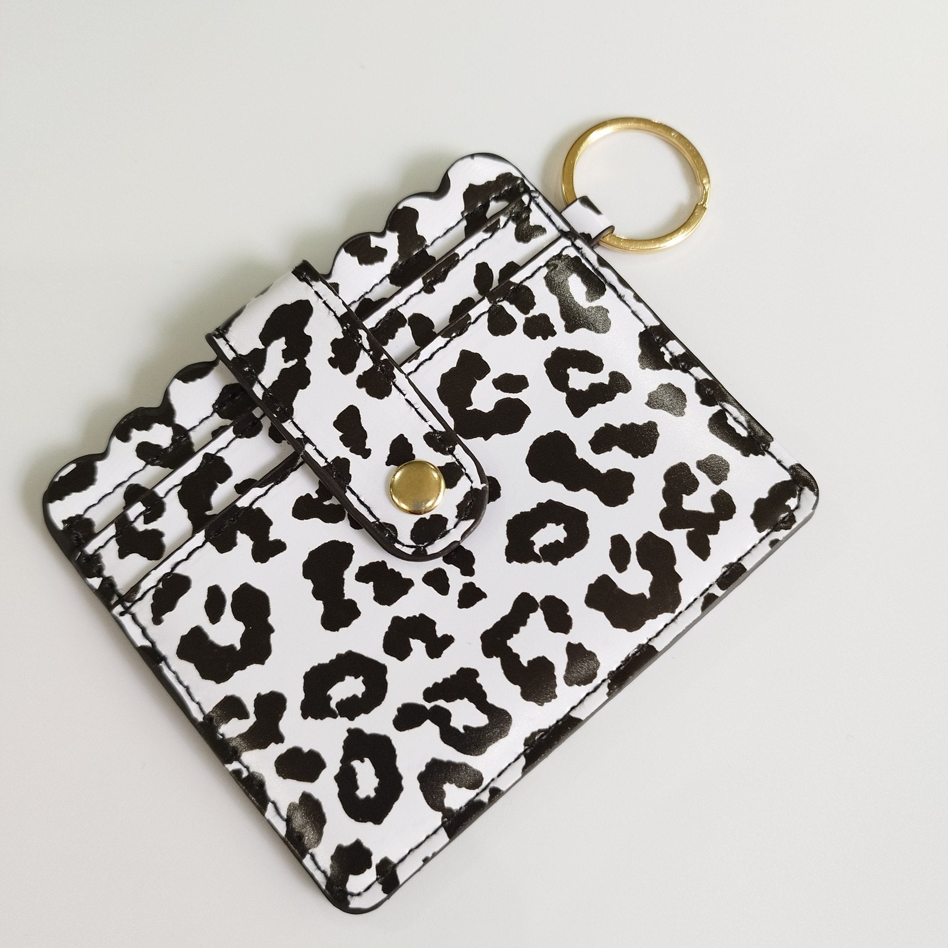 Bolsa De Tarjeta De Llavero De Cuero De PU Al Por Mayor